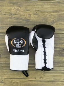 Guantes de Boxeo Profesionales Hechos a Mano Estilo NBNL, Acolchado de Espuma Multicapa, Guantes de Boxeo de Cuero Genuino, Fabricante OEM - Product Image 1