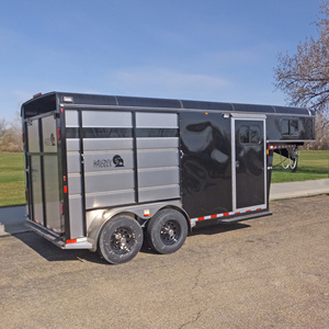 Remolque de Acero para Transporte de Caballos, Directo de Fábrica, Eje Tándem, Sistema de Frenado, Duradero, 2001-3000 kg, Tamaño Personalizado, Bélgica - Product Image 1