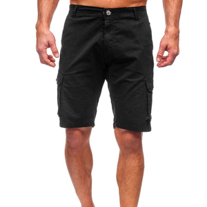 Shorts cargo décontractés pour hommes, durables, élégants, respirants, en toile 100% polyester, taille élastique, écologiques, séchage rapide - Product Image 3