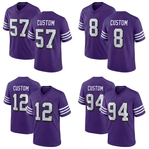 FABRICANTE de Camisetas de Fútbol Americano Personalizadas con Cuello en V y Manga Corta, Transpirables, Antibacterianas, de Corte Regular, Estampadas - Product Image 1