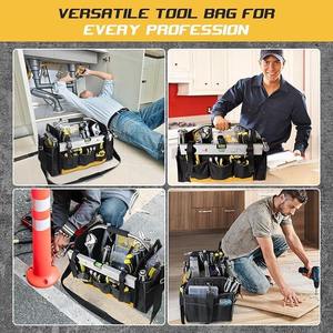 Bolsa de Herramientas Multifuncional de PVC para Reparadores, Electricistas, Carpinteros y Trabajadores, Organizador de Almacenamiento para Hombres - Product Image 5