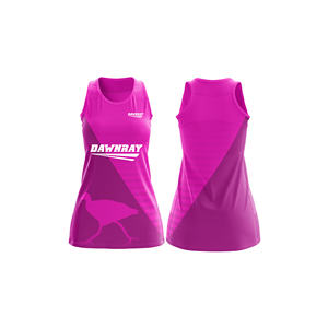 เสื้อเน็ตบอลรักษ์โลก |   ชุดยูนิฟอร์มเน็ตบอลแบบซับลิเมชั่นพร้อมโลโก้ทีม ชื่อ และหมายเลข |   โพลีเอสเตอร์ที่ระบายอากาศได้ดี - Product Image 4