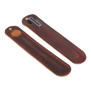 Vintage Antique Deckle Edge Hardcover Leather Thermal Folded Leaflet 160P Travel Pocket Journal Pen Men Women Grimoire Gift - Product Image 4