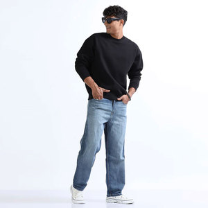 Sweat-shirts décontractés pour hommes en coton 100% respirant, avec logo personnalisé, en tissu polaire durable, design écologique, avec poche - Product Image 6