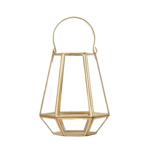 Nouvelle Arrivée : Lanterne à Bougie Dorée pour Extérieur, Cour, Moderne, Élégante, Vintage, Taille et Forme Personnalisables - Product Image 1