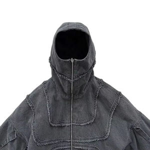 Sudadera con Capucha y Máscara Integrada, 100% Algodón Transpirable, Estilo Urbano Unisex, Personalizable, para Invierno - Product Image 2