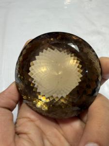 Cuarzo Ahumado Natural, Corte Brillante, para Joyería, Piedra Suelta Pulida Marrón, BU GEMS, Certificado por Terceros, Curativo, 5mm - Product Image 1