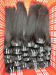 Paquete de Pelucas de Cabello Remy Vietnamita Liso Extremo con Trama de Máquina para Mujer, con Reflejos, Trama Única, Todos los Colores - Product Image 1