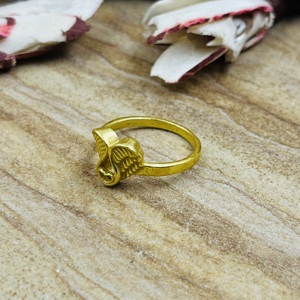 Nouvelle bague aile d'ange céleste très demandée, en laiton délicat, plaqué or 18 carats, motif cœur bohème pour femme, pour la vente en gros/OEM/ODM - Product Image 4