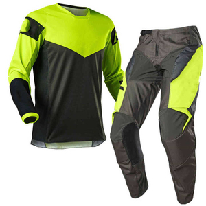 Combinaison de course moto homme manches longues noir et blanc en polyester séchage rapide toutes saisons - Product Image 2
