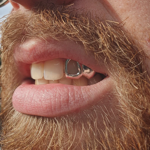 Grillz Dental de Plata de Ley 925 Auténtica, Estilo Hiphop, Unisex, para Uso Diario, Joyería Corporal - Product Image 4