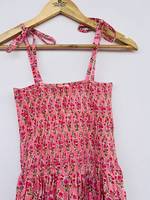 À la mode indien bloc imprimer femmes filles pur coton Maxi robe décontracté été soirée longue Midi en vrac motif naturel chaud!