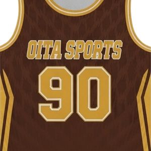 Men Brown Gold Sublimation Lacrosse Uniform <b>Set</b> Polyester Lightweight Athletic Jersey Shorts Team Sports Wear Training Match - Product Image 5