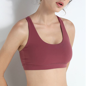 2026 Hot Sale High Quality Female Gym Fitness Crop Top Sports Bra Yoga Fitness One Shoulder Crop Sports Bra Plus Size Backless - Product Image 3