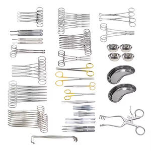 Kit d'outils chirurgicaux généraux pour appendicectomie et interventions abdominales mineures Azicon : rétracteurs, pinces, ciseaux - Product Image 6