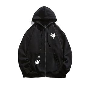 เสื้อฮู้ดมีซิปเข้ารูปสำหรับฤดูใบไม้ผลิฤดูใบไม้ร่วงเสื้อมีฮู้ดพิมพ์ลายแมวน่ารักแบบลำลองเสื้อผ้าแนวสตรีทเสื้อมีฮู้ดลำลองดีไซน์ยอดนิยมสำหรับผู้ชายและผู้หญิง - Product Image 3