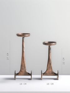 Luxury Gold Metal Candle Holder for Home Decor Modern Decorative Centerpiece for Living Room Dining <b>Table</b> Gifting - Product Image 3
