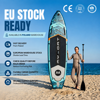 Stock d'entrepôt en Pologne, planche de paddle gonflable MYBOAT 11'6, 34'' extra large, stable, pour la pêche, double bungee, livraison rapide