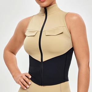 Haut court de sport pour femme de haute qualité, col rond doux, manches longues, coupe ajustée, compression, sexy, pour la gym - Product Image 6