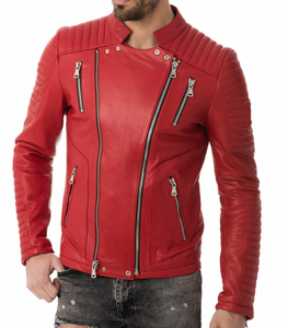 Chaqueta de Moto de Invierno para Hombre, Estilo Urbano, Cuero PU, Cierre de Cremallera, Logotipo Frontal, Ecológica, Resistente al Viento, Transpirable, Corte Regular - Product Image 6