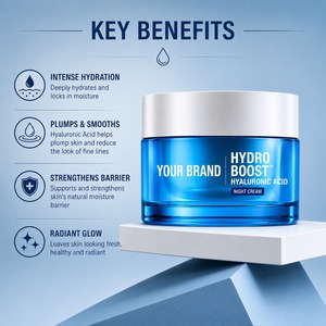 Gel Facial Hidratante de Marca Privada OEM para una Piel Profundamente Hidratada, Fresca, Radiante y sin Sensación Pegajosa - Product Image 3