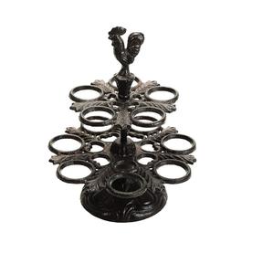 Grand panier à œufs en métal pour ranger les œufs en toute sécurité dans la cuisine, le garde-manger et la ferme avicole - Product Image 2