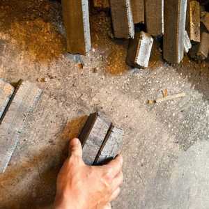 Carbón vegetal cuadrado premium tipo A para restaurante, comida para llevar, barbacoa, ecológico, caja de 10 kg, carbón AVC con bajo contenido de ceniza - Product Image 2