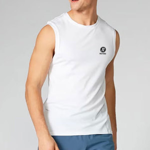 Camiseta sin Mangas de Lona Informal de Estilo Único, 100% Algodón de Alta Calidad, Transpirable, Corte Regular, Mejor Precio en Línea - Product Image 1