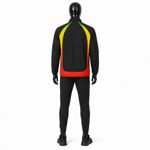 Veste coupe-vent légère imperméable personnalisée pour homme, idéale pour le sport, la course, la gym, le streetwear, avec fermeture éclair intégrale et effet dégradé - Product Image 5