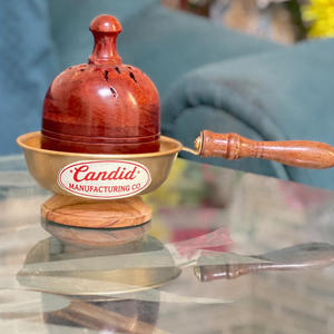 Introducing New Trendy Metal and Wood Incense <b>Burner</b> Wood Cover Charcoal Incense <b>Burner</b> Therapeutic Use Eco-Friendly - Product Image 1