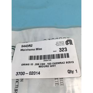 AMAT 3700-02014 โอริง ขนาด .206 CSD .103 CHEMRAZ - อุปกรณ์และอะไหล่เซมิคอนดักเตอร์ระดับโลกที่เชื่อถือได้ - Product Image 1