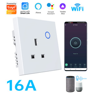 16A Smart Wi-Fi Wall <b>Socket</b> with Physical Switch Works with Alexa and Google Home, Remote Control & Timer, No Hub Required - Product Image 2
