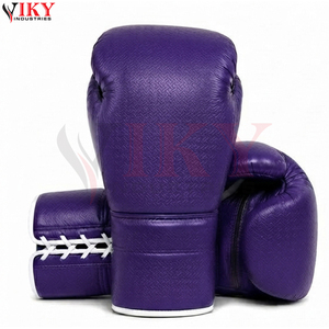 Servicio OEM ODM, Marca Privada, Conjuntos de Equipo de Boxeo de Color Morado Sólido con Diseño Texturizado, Estilo Rib Blanco, Buena Calidad, Nueva Llegada - Product Image 3