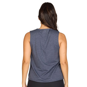 Débardeurs amples pour femmes, vêtements de sport et de fitness, personnalisables, respirants, couleur unie, pour la course à pied, débardeur pour filles - Product Image 4
