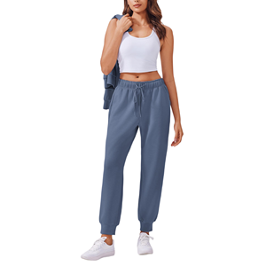 Ensemble Athleisure 2 pièces pour femmes, haut de course aéré et pantalon à taille élastique, vêtements de sport d'extérieur, vêtements de sport élégants pour femmes - Product Image 3