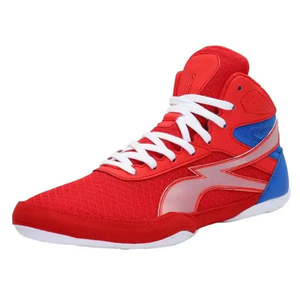 Chaussures de boxe et de lutte de haute qualité pour femmes et hommes, dessus en cuir véritable, logo/couleur personnalisés, été, toutes saisons, dernières tendances - Product Image 4