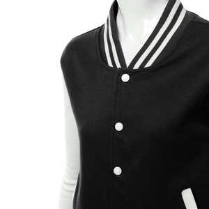 Veste universitaire en satin Zeta Phi Beta personnalisée, Zeta Amicae, en laine, coupe-vent, respirante, en peau de mouton, avec broderie sur la poche - Product Image 6