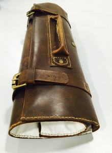 Sac de Chef en Cuir Style Vintage, Housse à Couteaux Anti-Odeur Premium, Robuste et Confortable pour le Rangement des Couteaux et des Ustensiles de Cuisine - Product Image 5