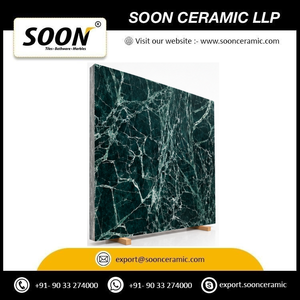 Próximamente: Losa Grande de Calcita Pulida SOON CERAMIC SPIDER VERDE-1, Diseño Moderno y Ecológico en 3D para Pared de Sala de Estar, de Rajasthan - Product Image 4