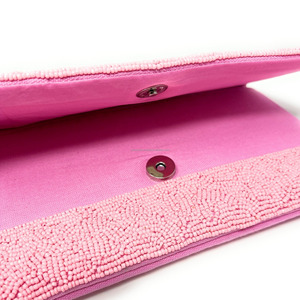 Bolso de Noche Plegable con Diseño de Raqueta de Tenis y Cuentas Hechas a Mano, Tamaño Personalizado, Cartera Deportiva para Mujer, Bolsos Casuales al por Mayor - Product Image 6