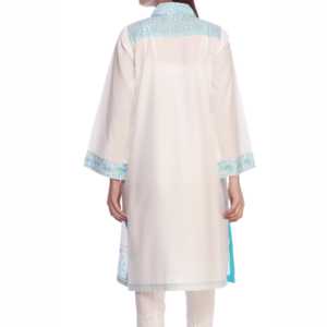 เสื้อ PS2194สตรีพิมพ์ลาย cambric สีขาว - Product Image 1