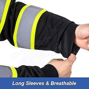 Chemises de sécurité imperméables et durables pour les longues heures de travail, environnements professionnels, vêtements de travail haute visibilité - Product Image 5