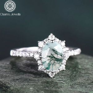 แหวนหมั้นแบบคลาสสิกชุบทอง18K ของผู้หญิง Charm_Jewells พร้อมการตั้งค่ารูปวงรี - Product Image 3