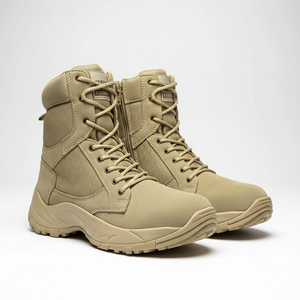 Chaussures de sécurité, bottes d'entraînement tactiques, semelle haute performance antidérapante et antichoc, fabricant de qualité export. - Product Image 1