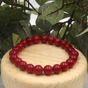 Bracelet élastique tendance fait main en résine perlée avec couleurs dégradées, charme de mode et de personnalité pour cadeaux - Product Image 1