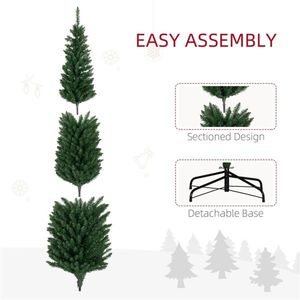 Albero di Natale a Batteria da 2,4 m (8 piedi) 300 cm in PET e PVC Personalizzabile Pieghevole di Alta Qualità per Decorazioni Domestiche ed Esterne - Product Image 4
