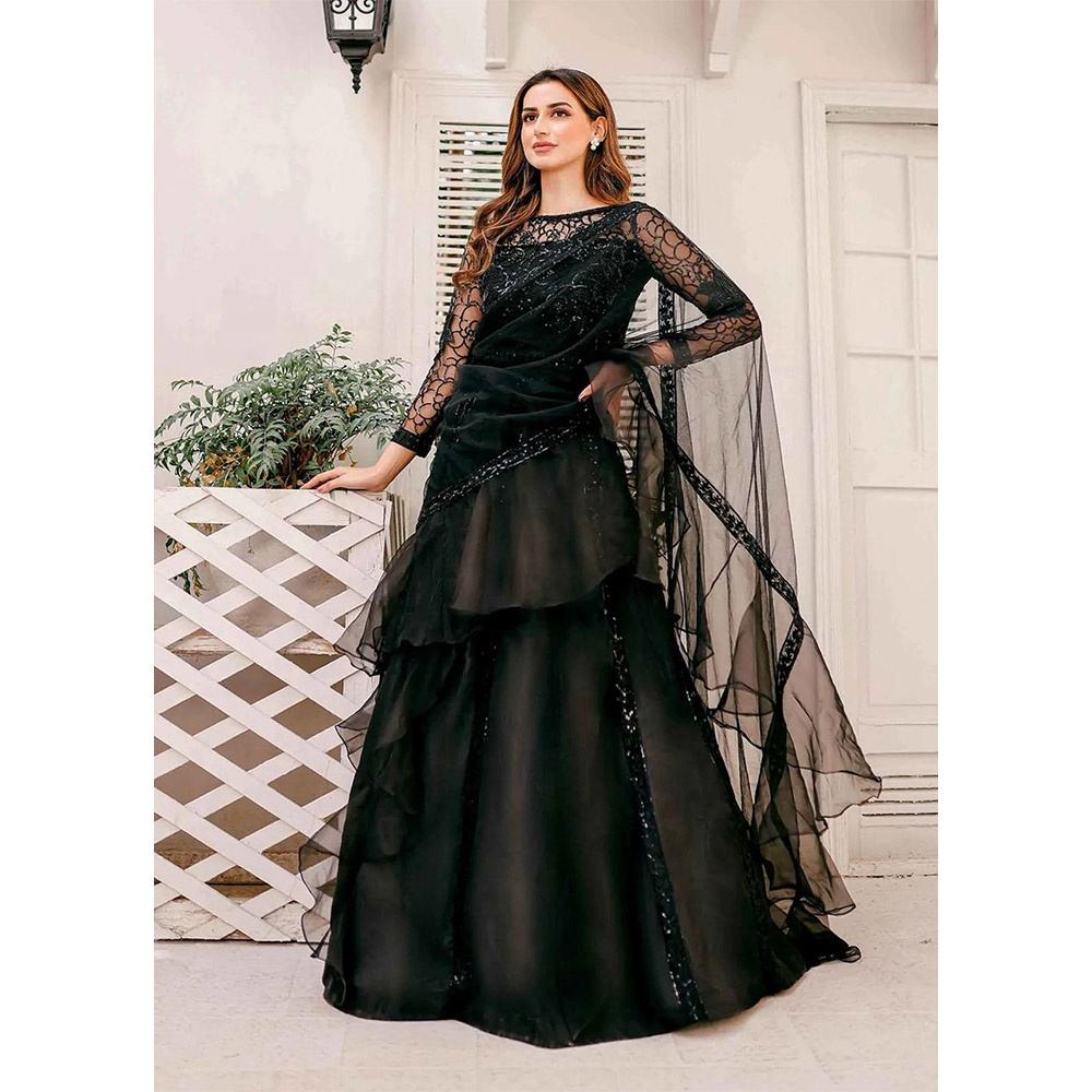 Black Maxi Dress Wedding Black Boho Lace Tulle Maxi Dress – Boho