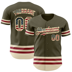 Custom Breathable Plus Size Short Sleeve <b>Baseball</b> <b>Jersey</b> Personalized Team Name & Number Sublimation Full Button up OEM - Product Image 1