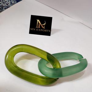 MN EXPORTS ของตกแต่งผนังรูปวงรีเรซิ่น รุ่น MNE-241 งานแฮนด์เมด ดีไซน์ทันสมัย - Product Image 4