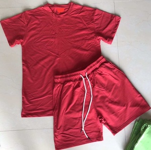 Custom logo Black Green Red High Quality Men's Shorts <b>Set</b> - Product Image 5